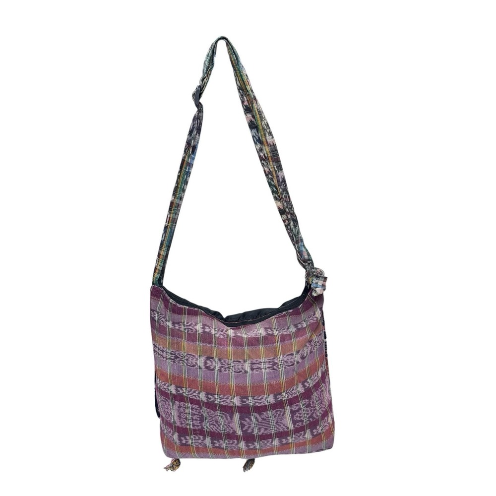 Gypse Rose Flap Interior Zipper Purse Knot 100% Cotton Made in Guatamala Hippie - Picture 2 of 12